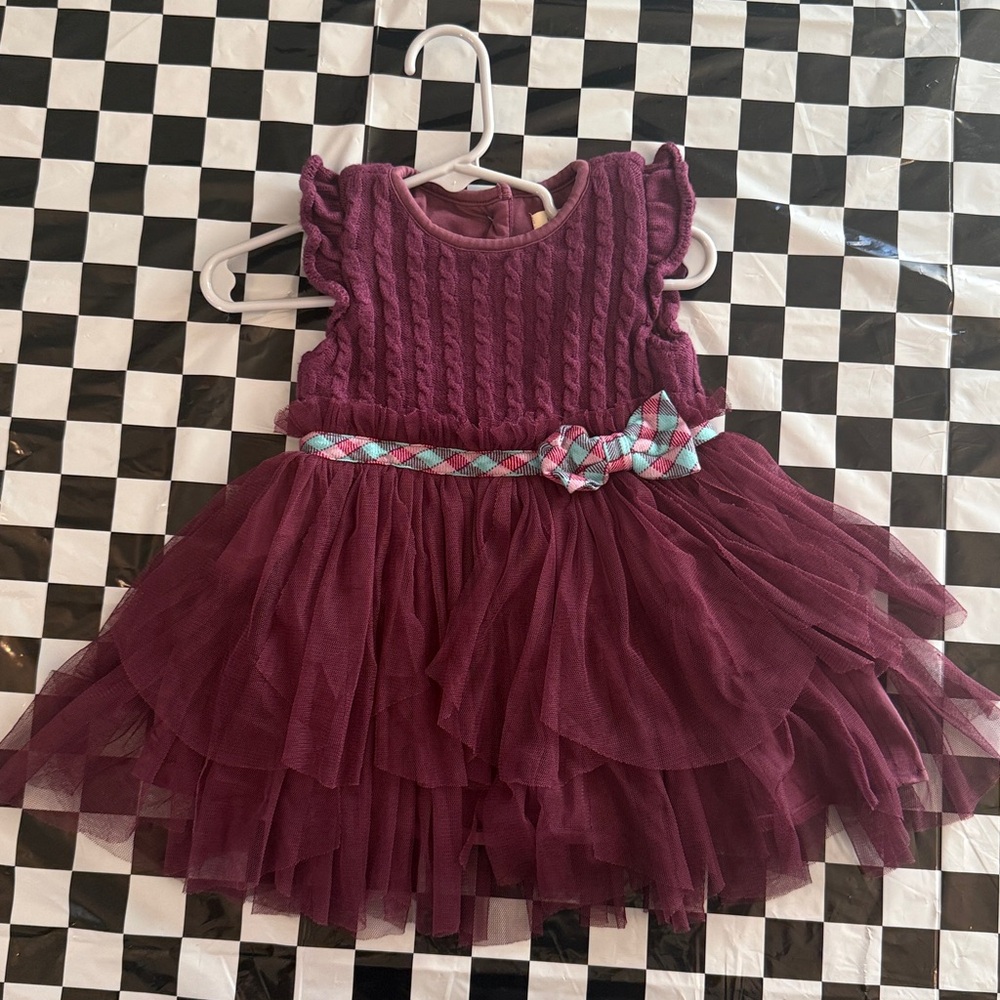 Matilda Jane Plum Textured Dress